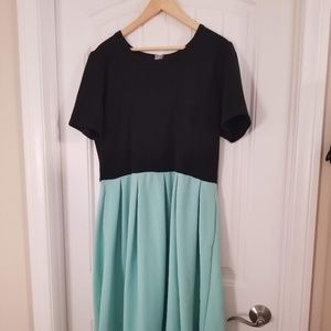 3XL Amelia - Lularoe - Black & Mint